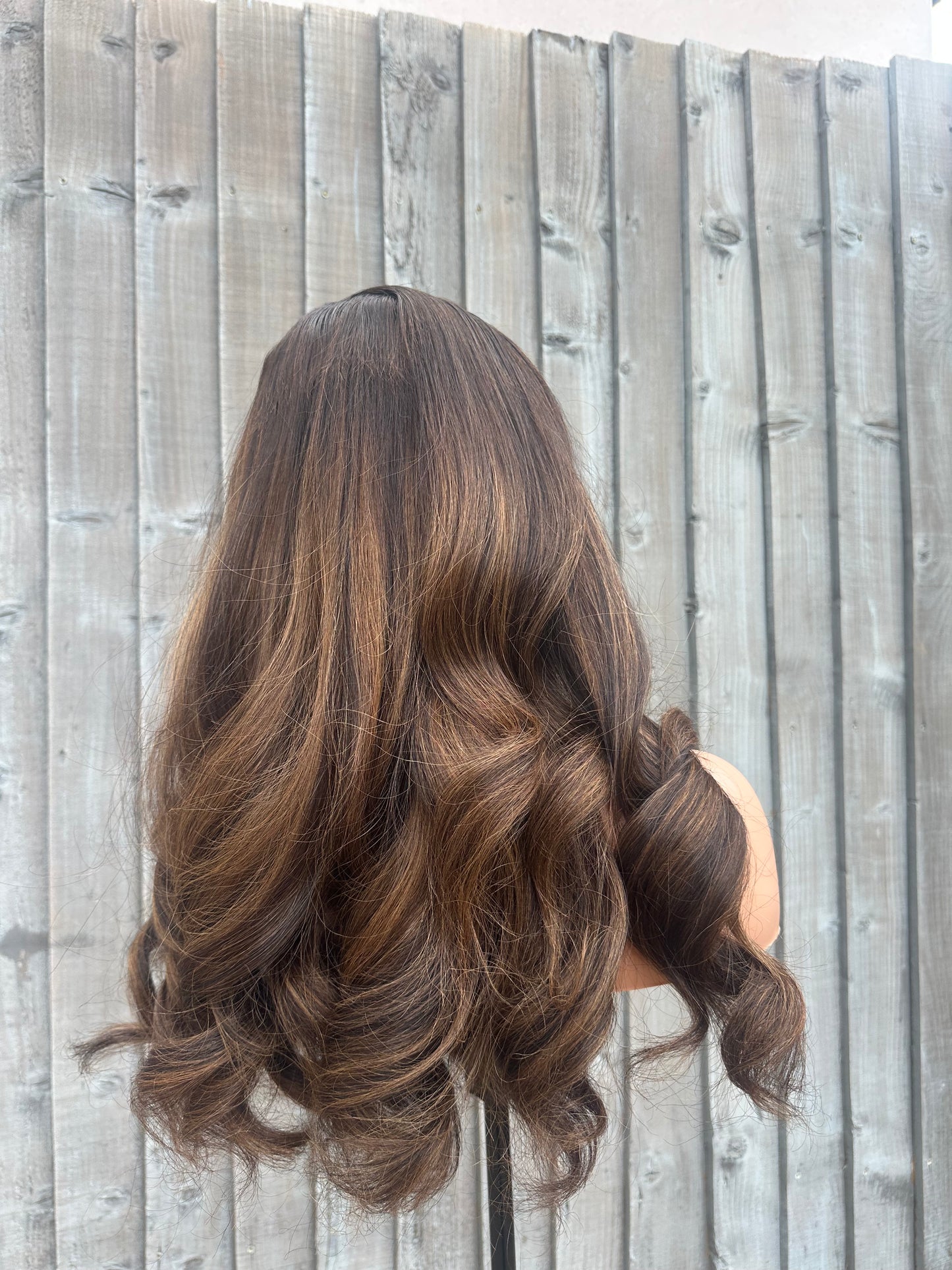 GOLDEN BLONDE HIGHLIGHT HD Luxury Lace Unit 20”