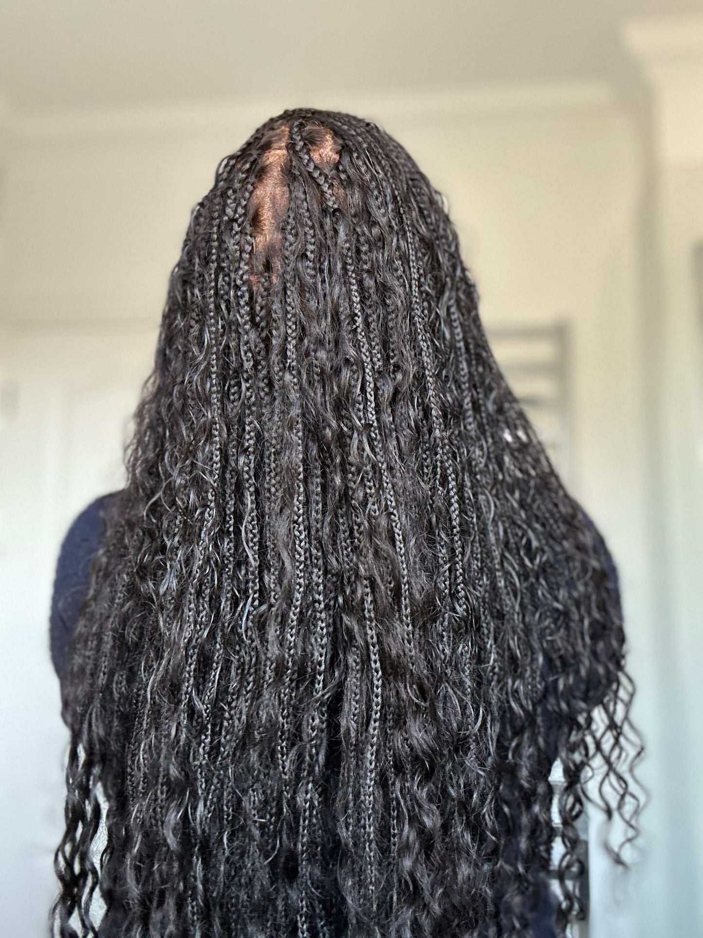 HUMAN HAIR BOHO BRAIDS HD Luxury FULL LACE Unit